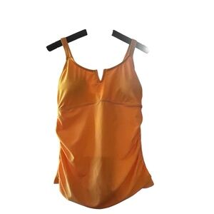 Yellow swim tank top‎